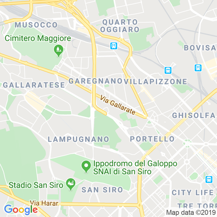 CAP di Piazzetta Gian Giacomo Cavazzi Della Somaglia a Milano