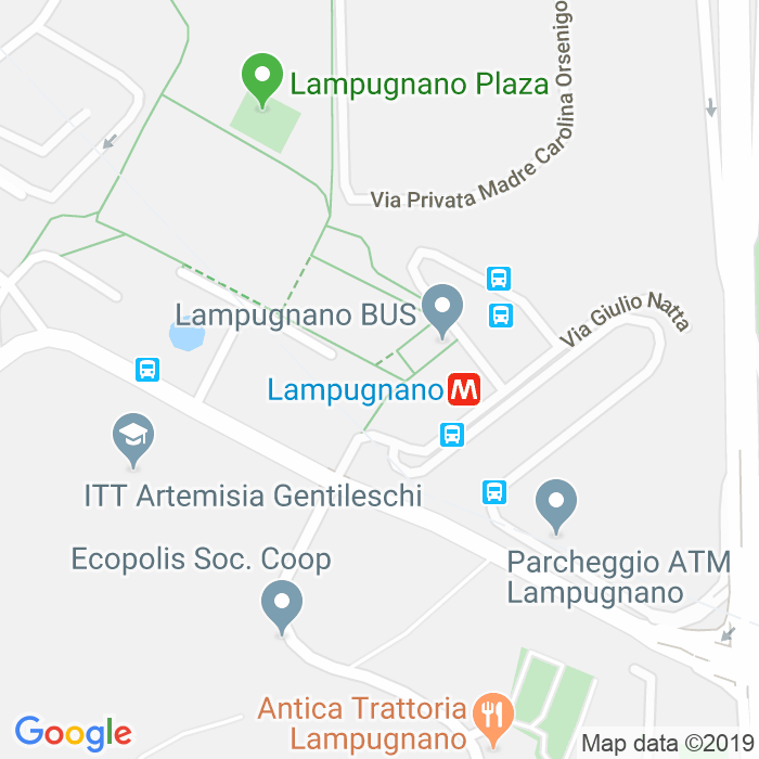 CAP di Sottopassaggio Metro'Lampugnano a Milano