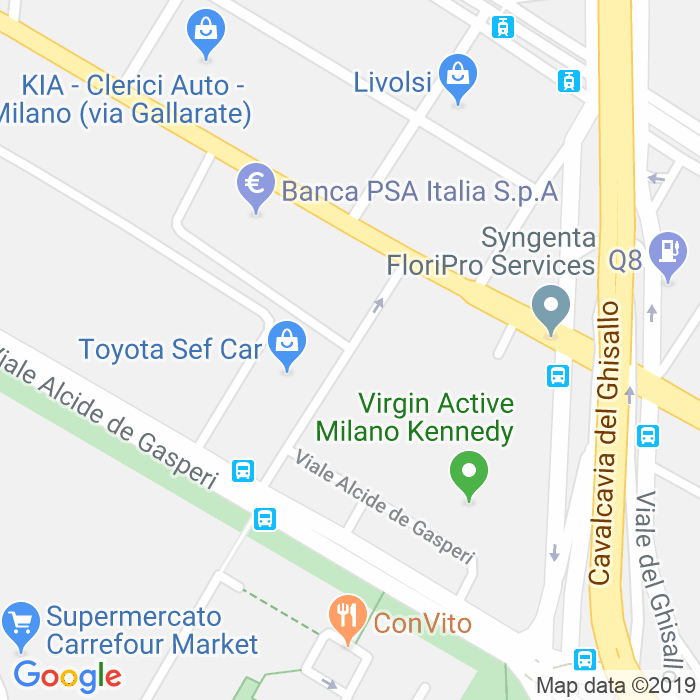 CAP di Via Alfredo Pizzoni a Milano