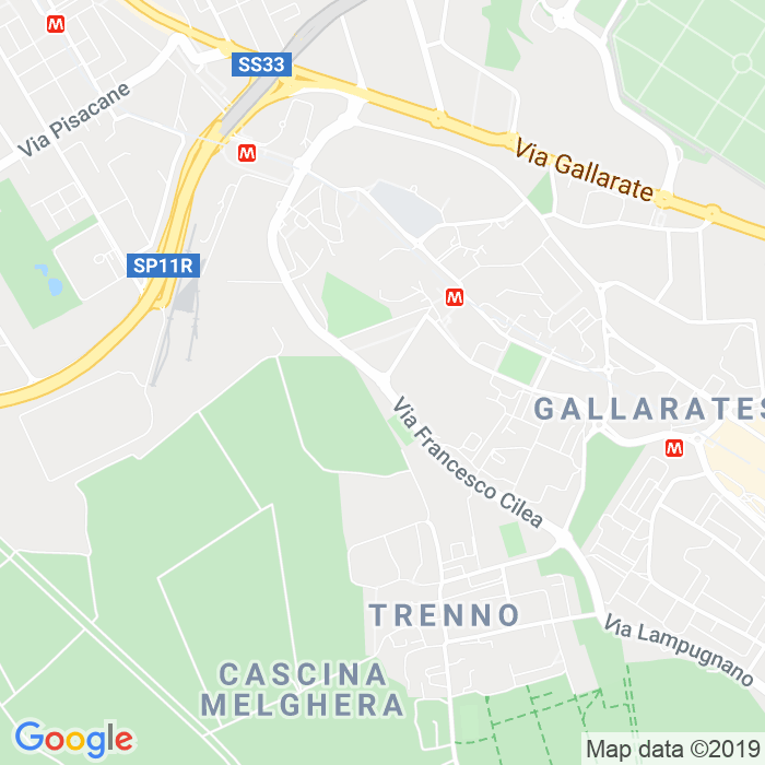 CAP di Via Francesco Cilea a Milano