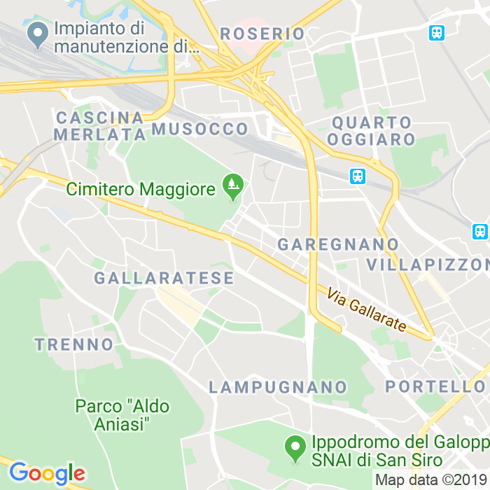 CAP di Via Gallarate a Milano