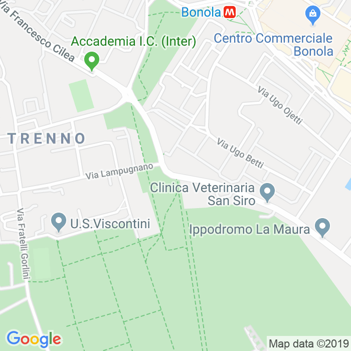 CAP di Via Lampugnano a Milano