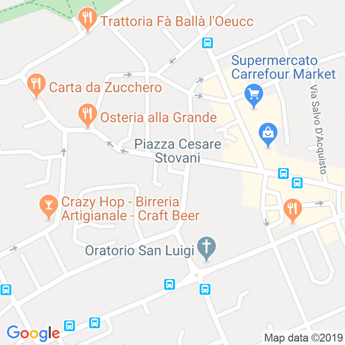 CAP di Piazza Cesare Stovani a Milano