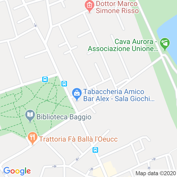 CAP di Via Giuseppe Galliano a Milano