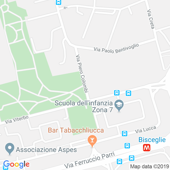 CAP di Via Piero Colombi a Milano