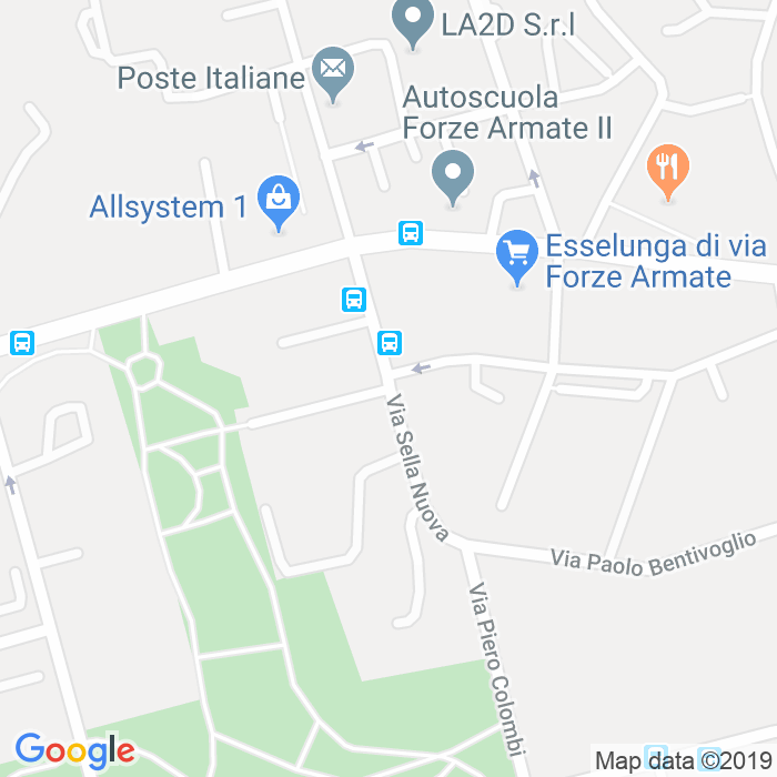 CAP di Via Valle Antigorio a Milano