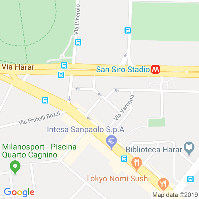 CAP di Via Domaso a Milano