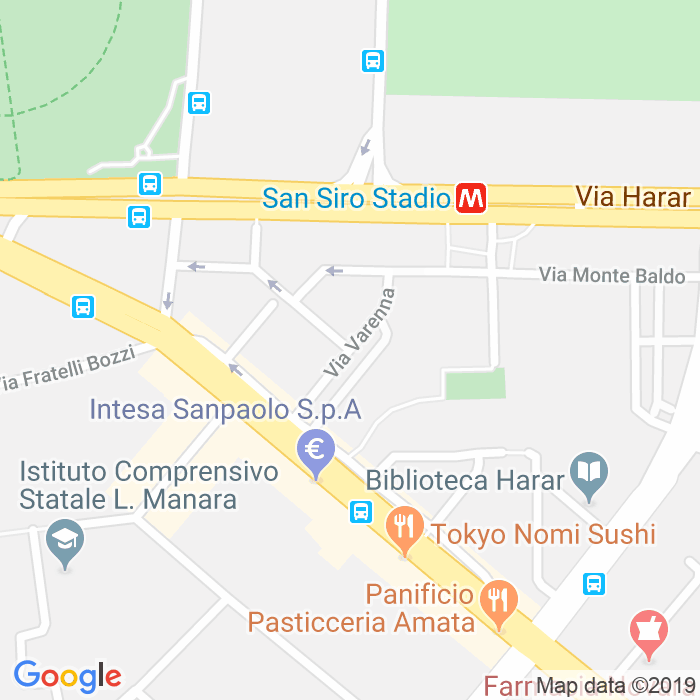 CAP di Via Varenna a Milano