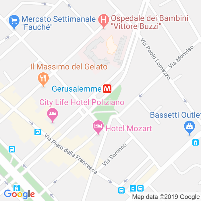CAP di Piazza Gerusalemme a Milano