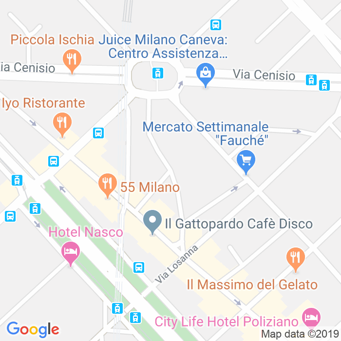 CAP di Via Antonio Lazzati a Milano