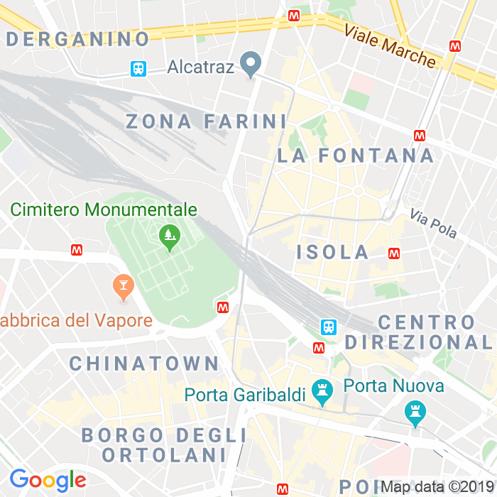CAP di Via Carlo Farini a Milano
