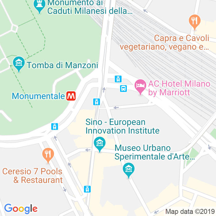 CAP di Via Enrico Tazzoli a Milano