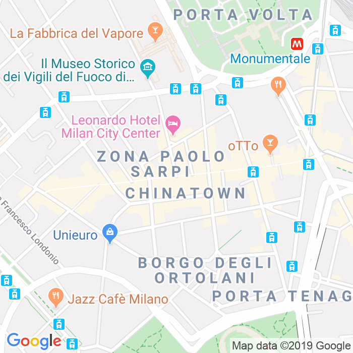 CAP di Via Paolo Sarpi a Milano