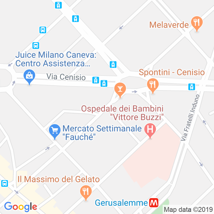 CAP di Via Pietro Marussig a Milano