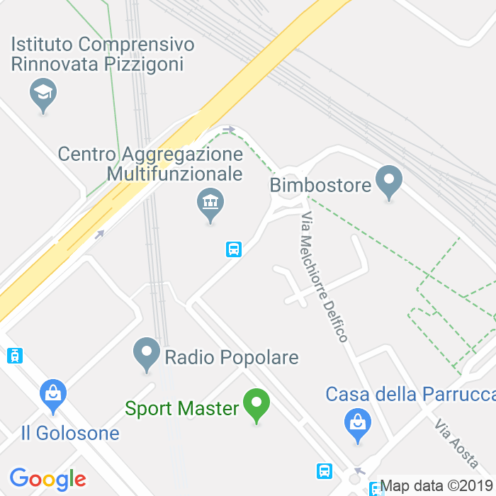 CAP di Via Della Pecetta a Milano
