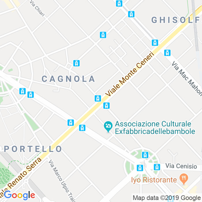 CAP di Via Lorenzo Bartolini a Milano