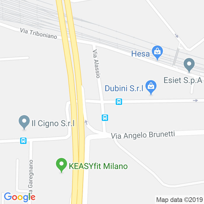 CAP di Via Alassio a Milano