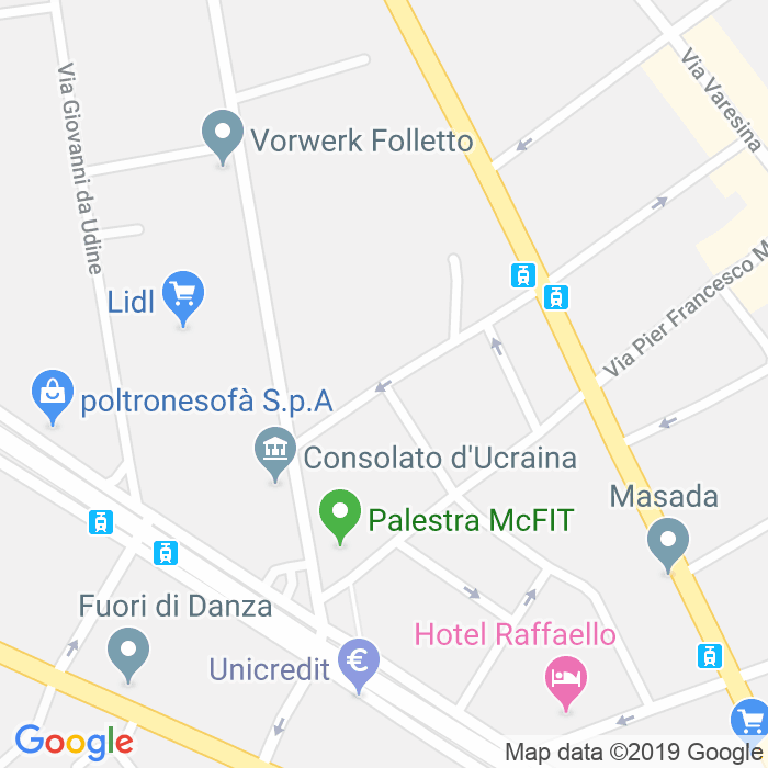 CAP di Via Ampezzo a Milano