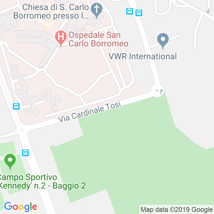 CAP di Via Cardinale Branda Castiglioni a Milano