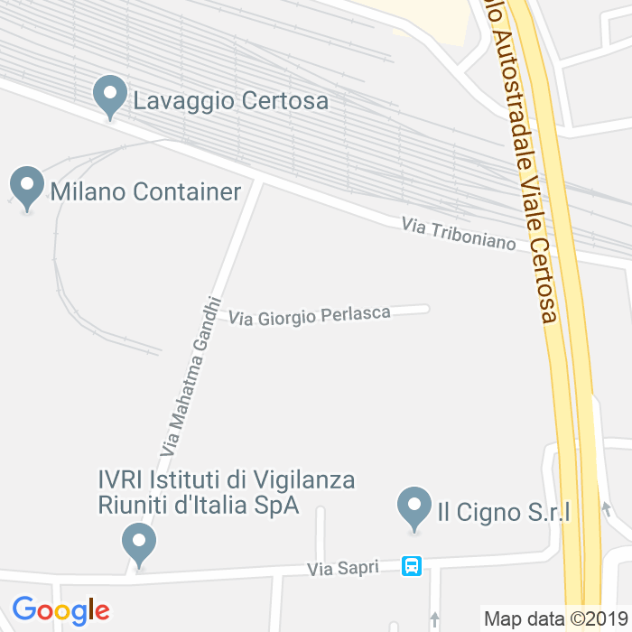 CAP di Via Giorgio Perlasca a Milano