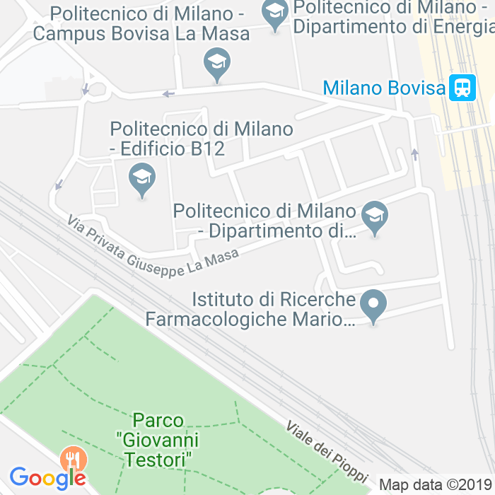 CAP di Via Giuseppe La Masa a Milano