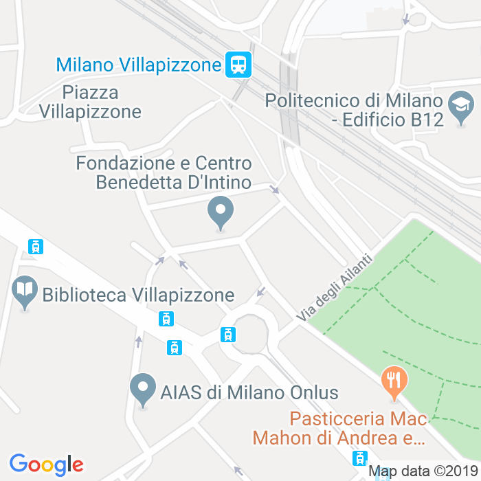CAP di Via Giuseppe Sercognani a Milano