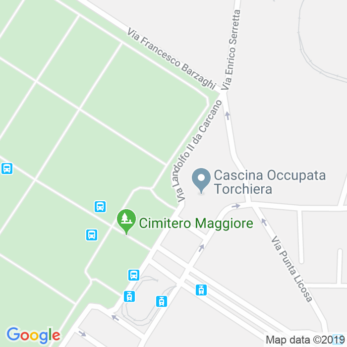 CAP di Via Landolfo Ii Da Carcano a Milano