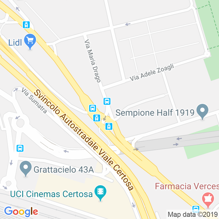 CAP di Largo Umberto Boccioni a Milano