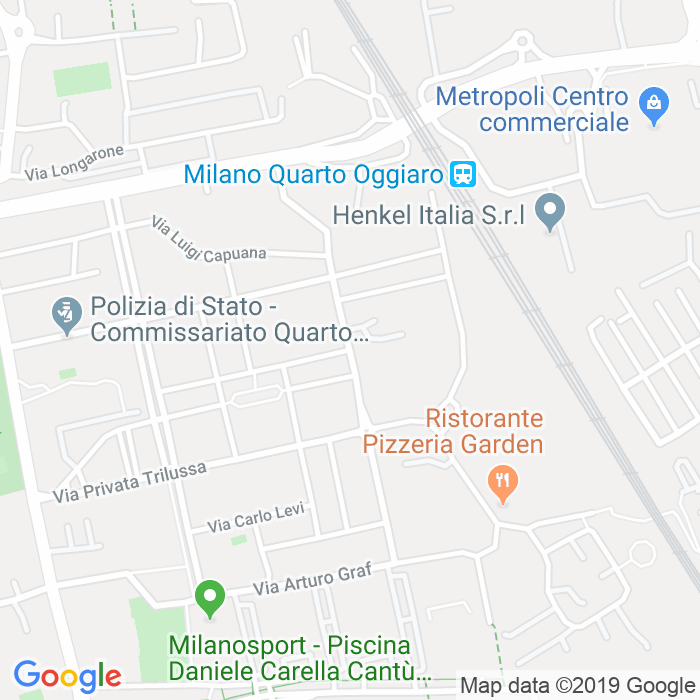 CAP di Via Cesare Pascarella a Milano