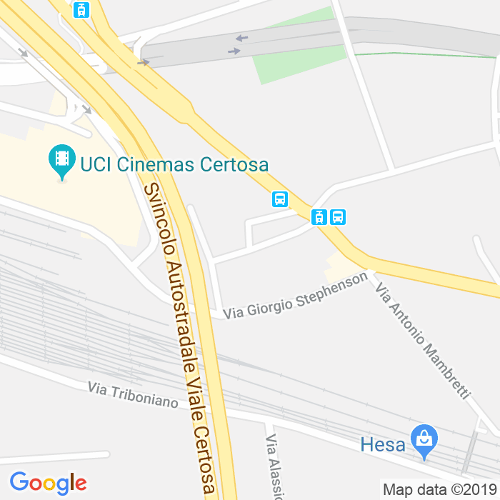 CAP di Via Giovanni Ameglio a Milano