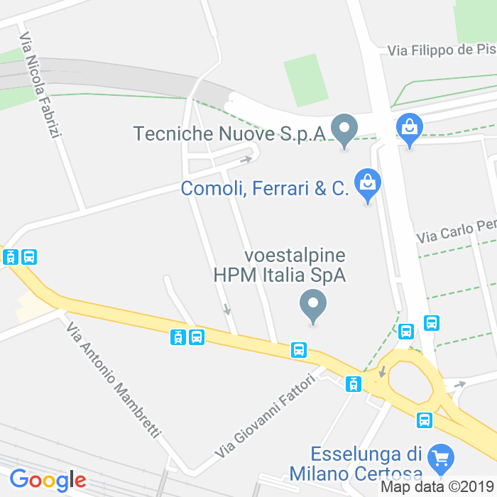 CAP di Via Giovanni Barrella a Milano
