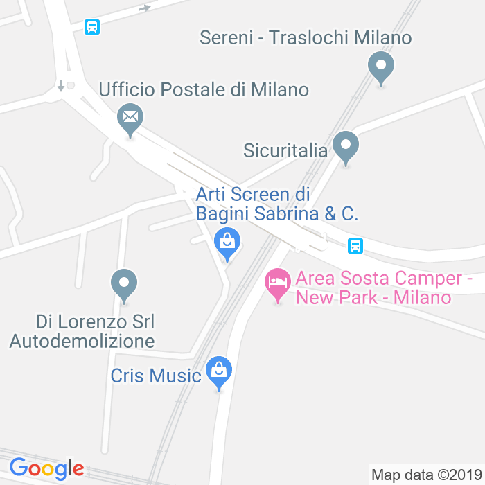 CAP di Via Prassitele a Milano