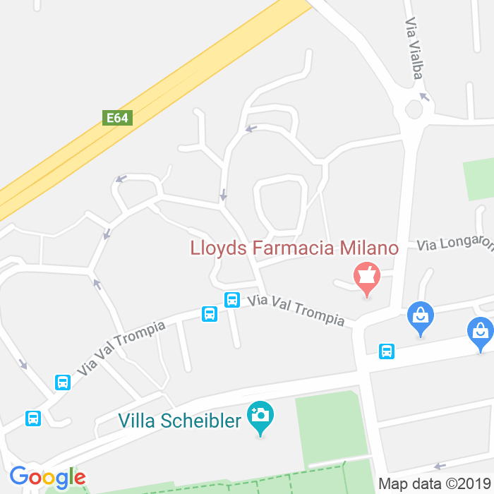 CAP di Via Val Malenco a Milano
