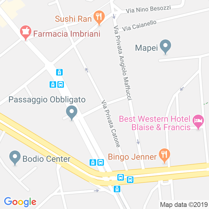 CAP di Via Adelina Patti a Milano