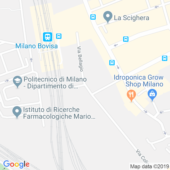 CAP di Via Cernobbio a Milano