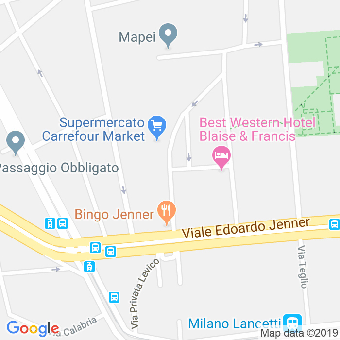 CAP di Via Cilento a Milano