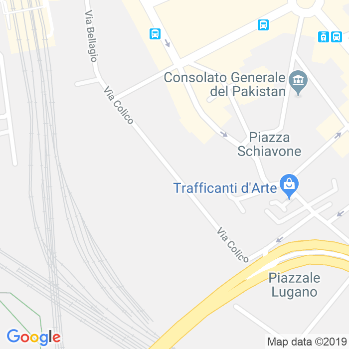 CAP di Via Colico a Milano