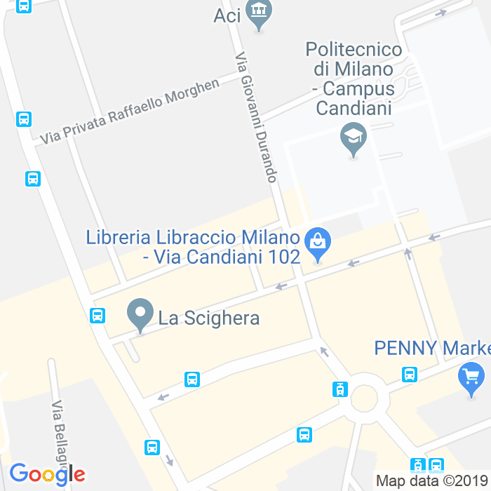 CAP di Via Fra'Giovanni Pantaleo a Milano