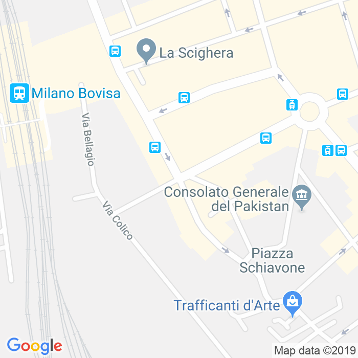 CAP di Via Giovanni Battista Vare a Milano