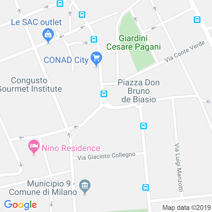 CAP di Via Ignazio Ciaia a Milano