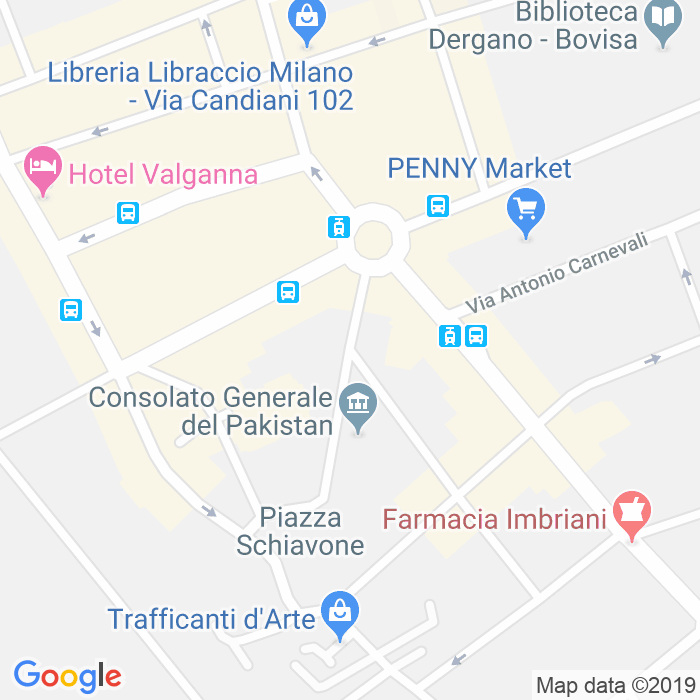CAP di Via Rosa Massara De Capitani a Milano