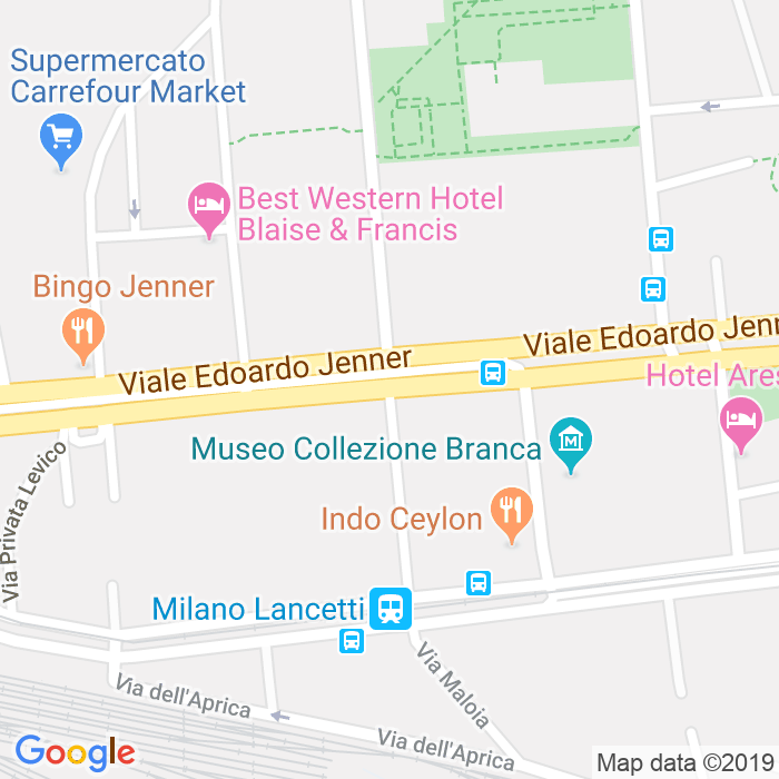 CAP di Via Teglio a Milano