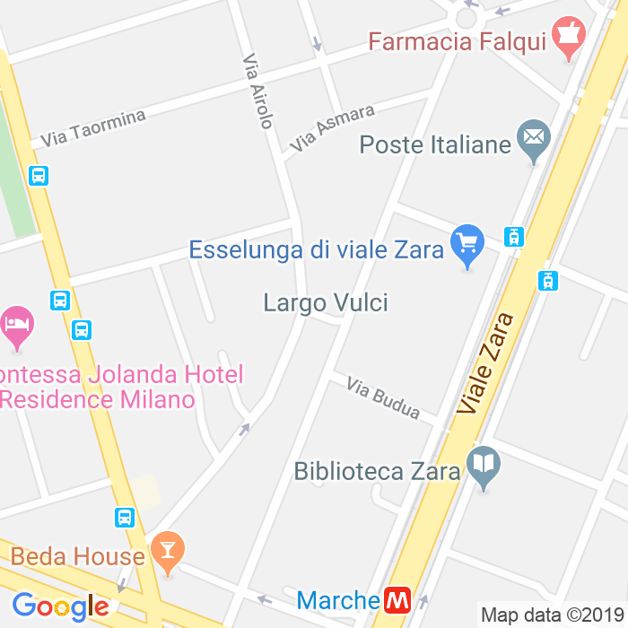 CAP di Largo Vulci a Milano
