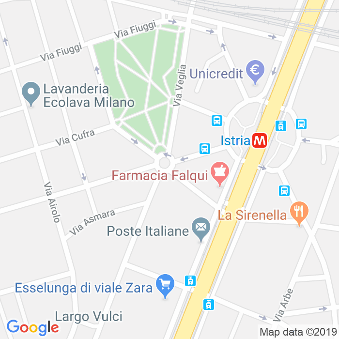 CAP di Piazza Caserta a Milano