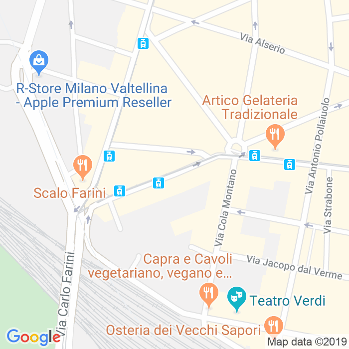 CAP di Piazza Fidia a Milano