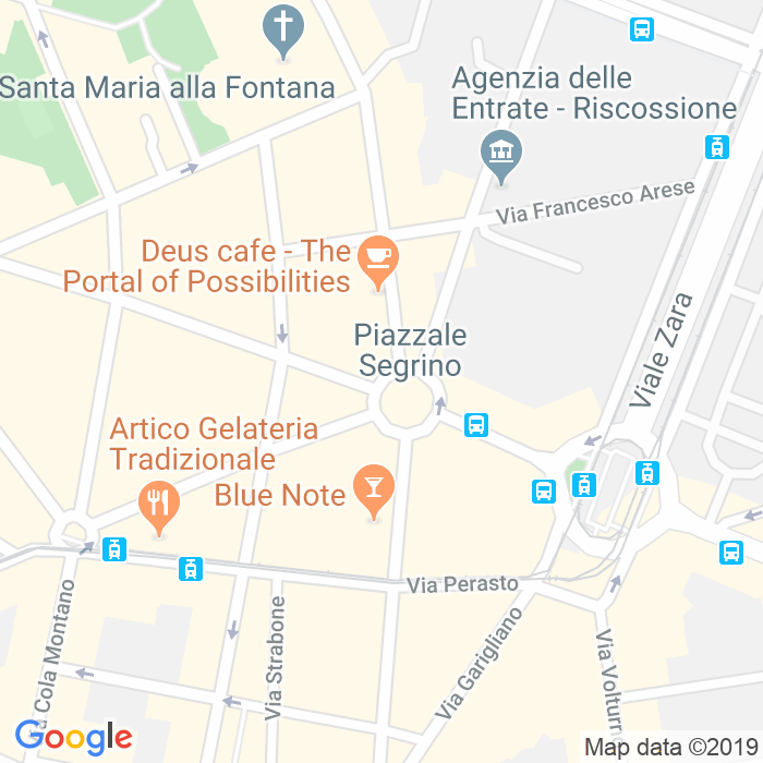 CAP di Piazzale Segrino a Milano