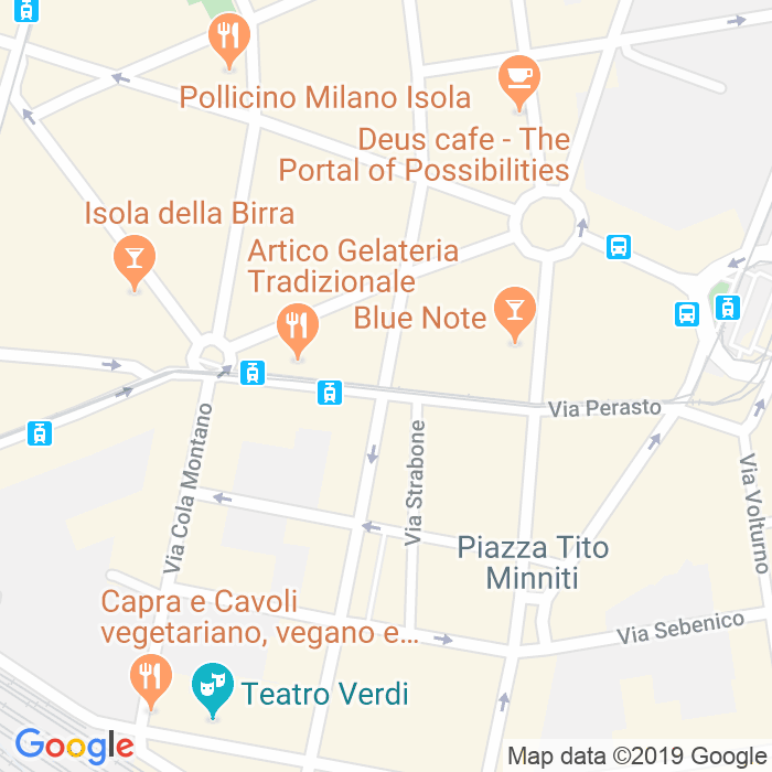 CAP di Via Antonio Pollaiuolo a Milano