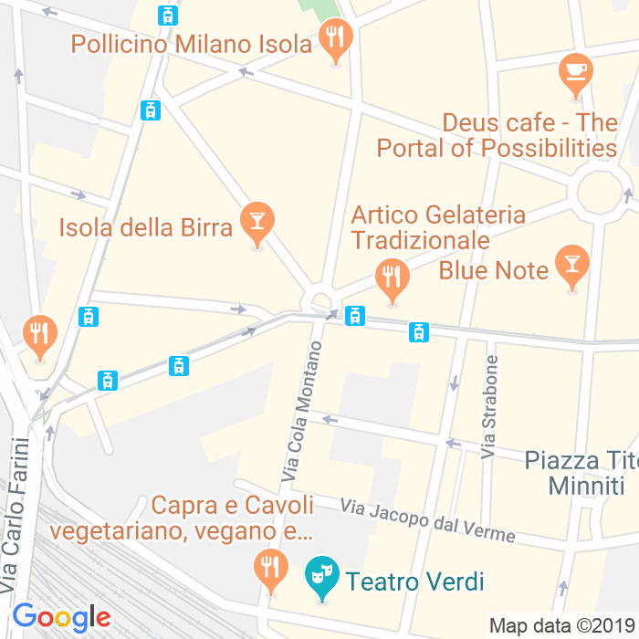 CAP di Via Cola Montano a Milano