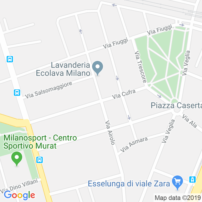 CAP di Via Cufra a Milano