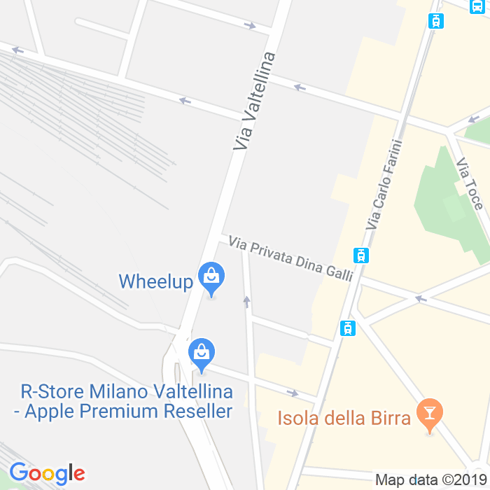 CAP di Via Dina Galli a Milano